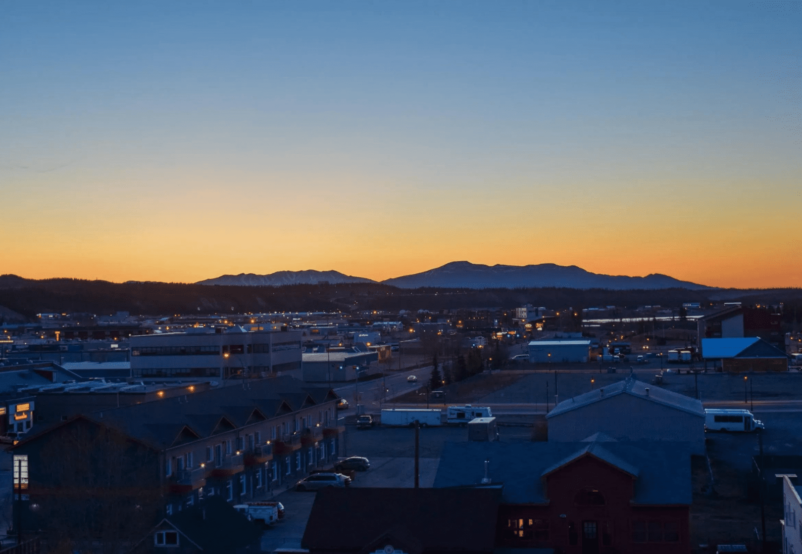 Whitehorse at sunset