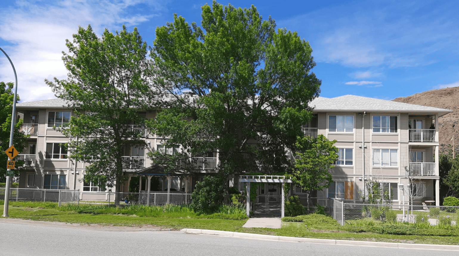 low rise apartment building in kamloops